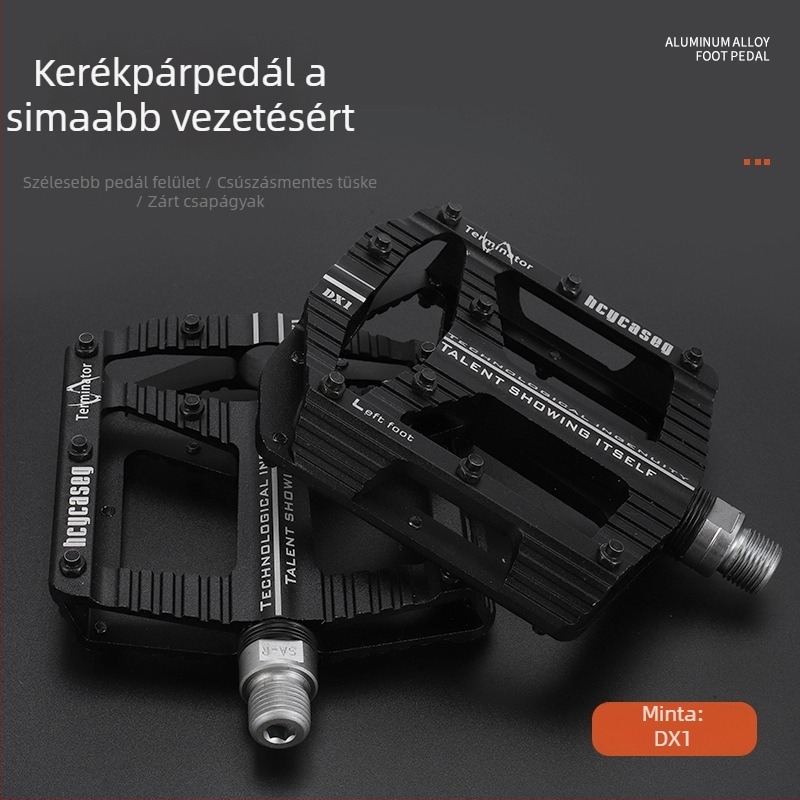 Yiyong Dx1 kerékpárpedálok, 6061 alumíniumötvözet, SAE 430 acél tengely, városi/út- és MTB kerékpárokhoz