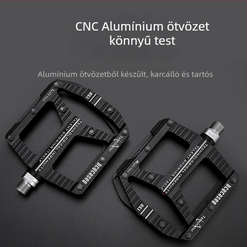 Yiyong Dx1 kerékpárpedálok, 6061 alumíniumötvözet, SAE 430 acél tengely, városi/út- és MTB kerékpárokhoz