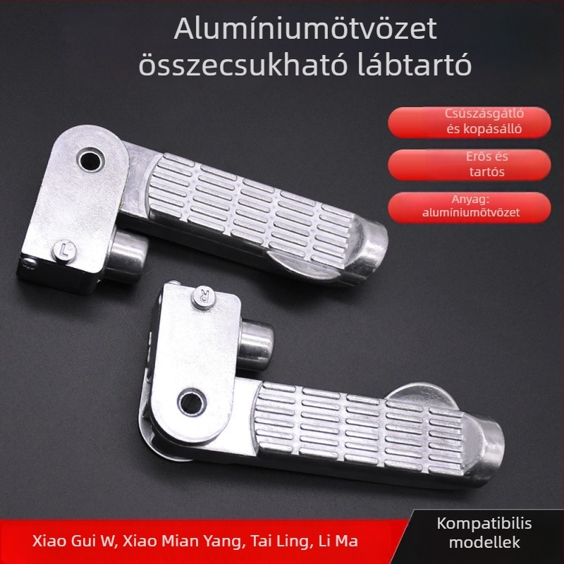 Mojielong Hátsó pedál alumínium ötvözetből elektromos autókhoz és motorkerékpárokhoz, galvanizálás