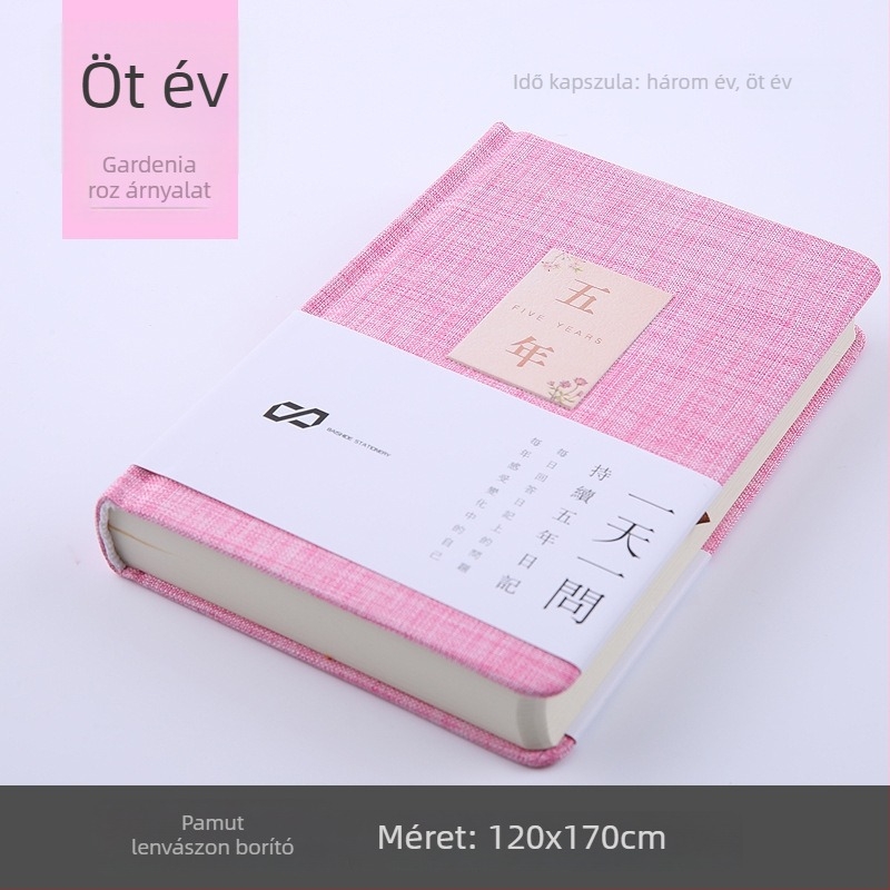 Bershid notesz műbőr borítóval, drótos kötés, kreatív stílus, 80 gsm papír