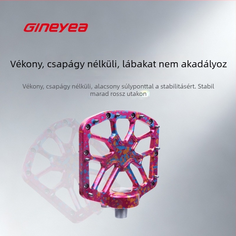 Hegyi kerékpár pedálok — CNC alumínium ötvözet, nagy csapágy, modell Wz30, márka Gineyea