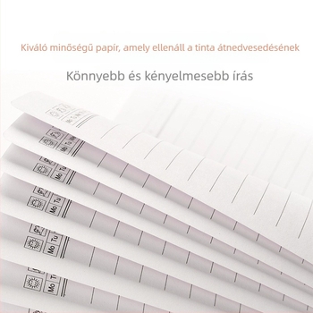 Shenshi 63-as sor spirálfüzet PP fedéllel, méretek A4, A5, B5 és A7, hordozható zsebfüzet