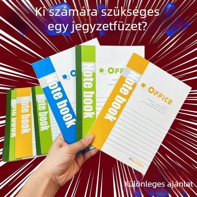 Kreatív jegyzetfüzet diákoknak, TPU fedővel, 400+ oldal, univerzális kötés, belső anyag: univerzális stílus