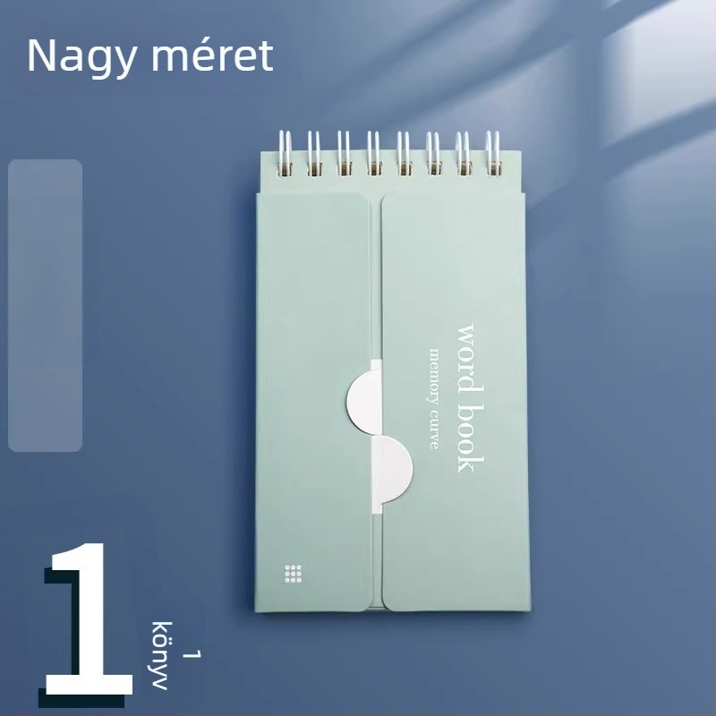 Berad jegyzetfüzet, lazán kötött, Daolin papír, 1–50 oldal, szókincs nyilvántartás