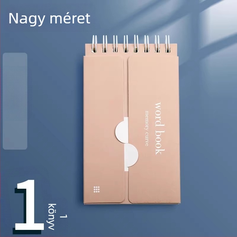 Berad jegyzetfüzet, lazán kötött, Daolin papír, 1–50 oldal, szókincs nyilvántartás