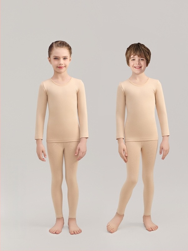 Lányok balettalapréteg felső fleece-béléssel téli edzésekhez, 3–8 éveseknek