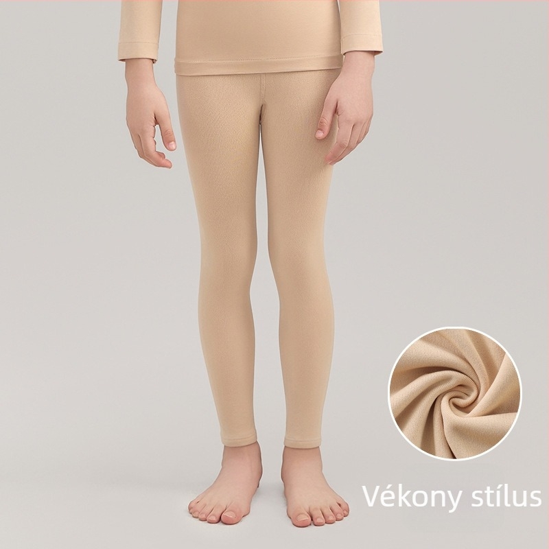 Lányok balettalapréteg felső fleece-béléssel téli edzésekhez, 3–8 éveseknek