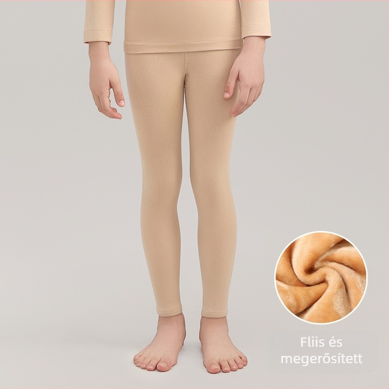 Lányok balettalapréteg felső fleece-béléssel téli edzésekhez, 3–8 éveseknek