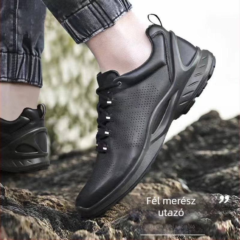 Jihua 3535 Edzőcipők marhabőr felsővel, légáteresztő, kopásálló gumitalp, PHYLON középtalp, alacsony profilú, kerek orr