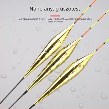 Arany kiadás – Magas érzékenységű úszó crucian carp és carp számára, Black Pit versenysport vadvízi horgászathoz (kevert tenyésztésű úszó)