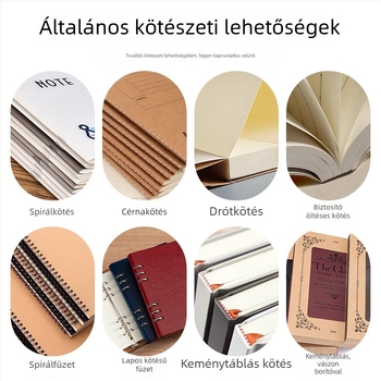 2026-os nemzetközi angol kiadású hála-napló, napi tervező, len borítású notesz