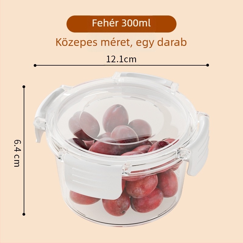 Qiaofeng műanyag élelmiszer-tároló doboz fedővel — modern egyszerű stílus, zárófunkció