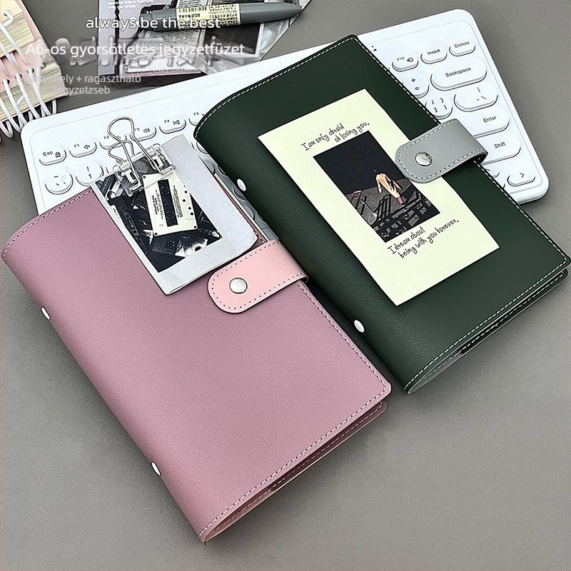Binder-kötéses jegyzetfüzet, Creative Trends stílus, Hong Kong Letter márka, kötés: Binder binding, borító anyaga: Other