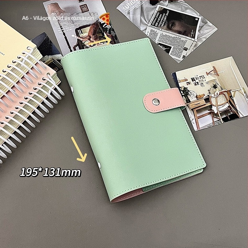 Binder-kötéses jegyzetfüzet, Creative Trends stílus, Hong Kong Letter márka, kötés: Binder binding, borító anyaga: Other