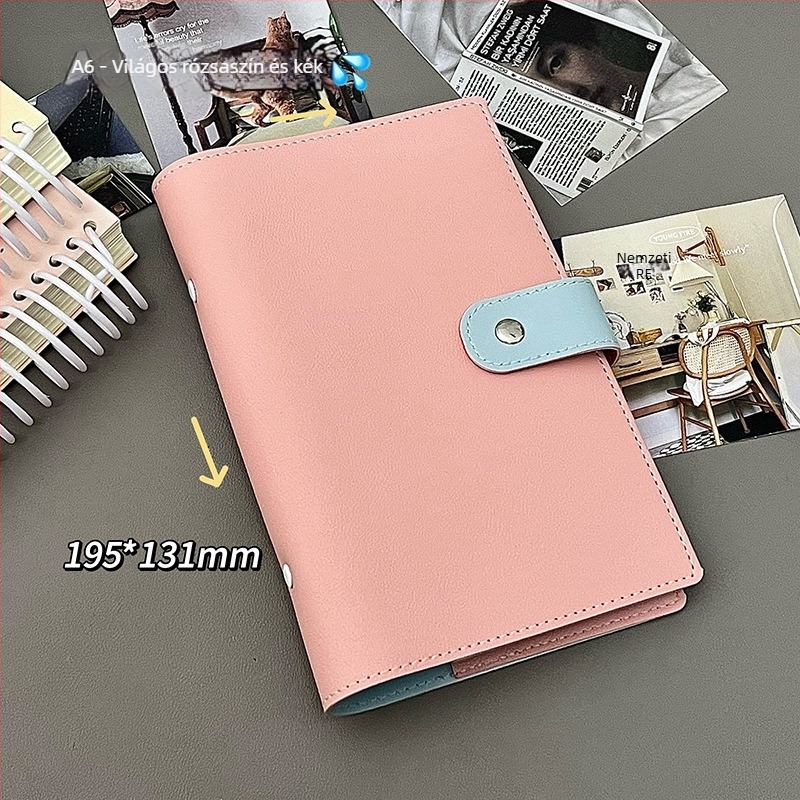Binder-kötéses jegyzetfüzet, Creative Trends stílus, Hong Kong Letter márka, kötés: Binder binding, borító anyaga: Other