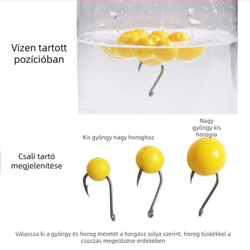 Anova Bionic Soft Bait, TPE csalétek, úszó golyók a horgászathoz, granulátumok