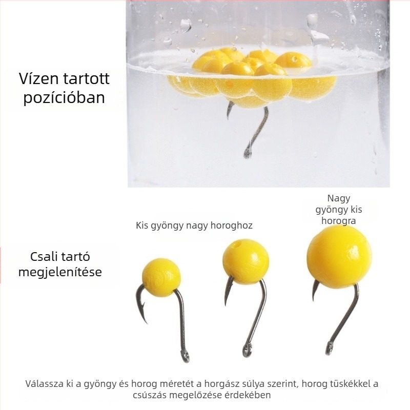 Anova Bionic Soft Bait, TPE csalétek, úszó golyók a horgászathoz, granulátumok