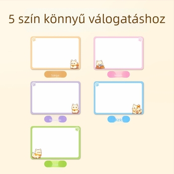 Nagy méretű rajzfilmszerű névtábla címke, vízálló, önragasztó, kézzel írható, otthoni használatra (Márka: Good luck; Modell: 985; Termékkód: F989hjj6smm5m7; Típus: Kézzel írt névtábla; Anyag: Egyéb)