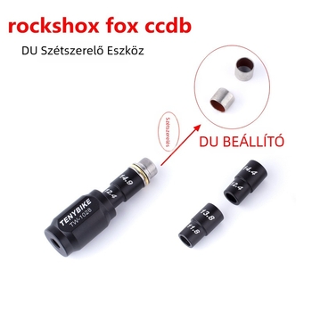 TENYBIKE Hátsó felfüggesztés szerviz eszköz RockShox Fox CCDB DU – szétszerelés és karbantartás