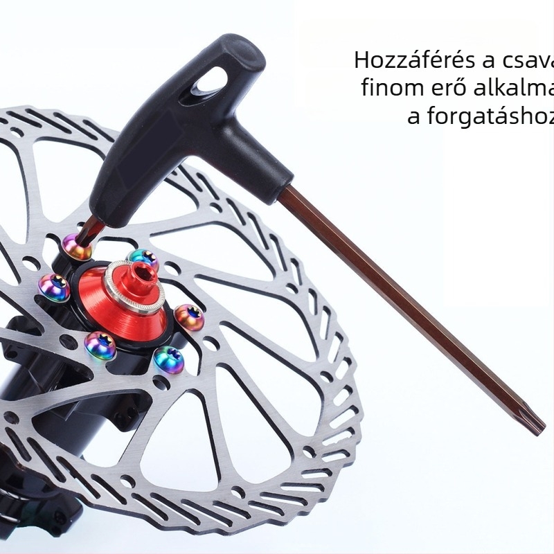 Torx T25 kulcs MTB kerékpárhoz, S2 acél, LIEPEY – eszköz a tárcsafék csavarok montázsára és demontázsára