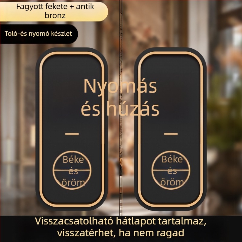 Akril csúszóajtó jelzés Push-Pull | UV nyomtatás | testreszabható