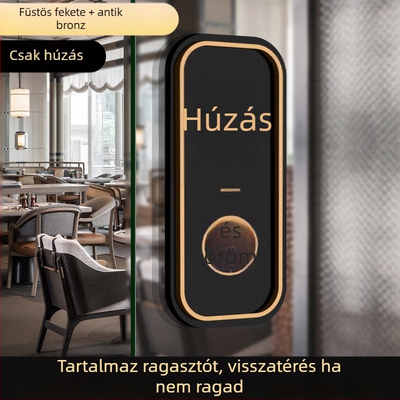 Akril csúszóajtó jelzés Push-Pull | UV nyomtatás | testreszabható