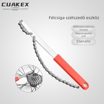 CUAKEX Kazetta Flywheel eltávolító szerszám hegyi biciklire – szénacél, gumírozott fogantyú