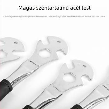 Hegyi kerékpár pedálkulcs – acélból készült eszköz az elülső és a hátsó tengely levételéhez, márka Linding