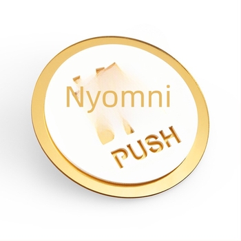 Akril tolóajtó jelzőtábla – UV nyomtatás, testreszabható, irodai használatra