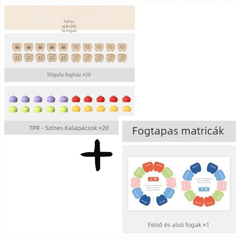 20 tejfog-emléktartó doboz gyerekeknek, műanyag tároló doboz tejfogak számára, 0–3 éveseknek megfelelő