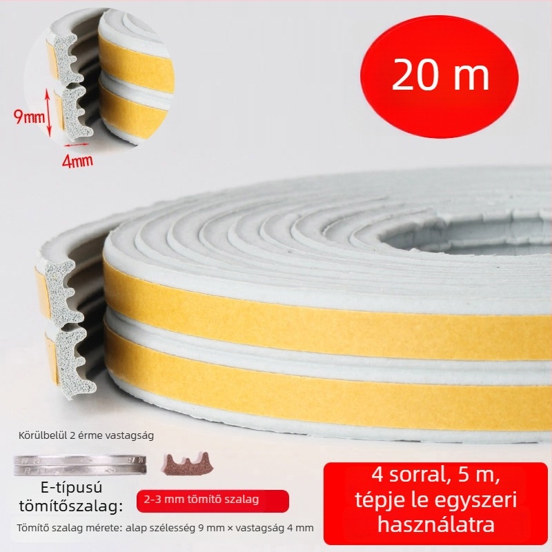 DEI modell Ablakszéli hézagtömítő szalag, Windows használathoz, Típus: Egyéb, Feldolgozási mód: Egyéb