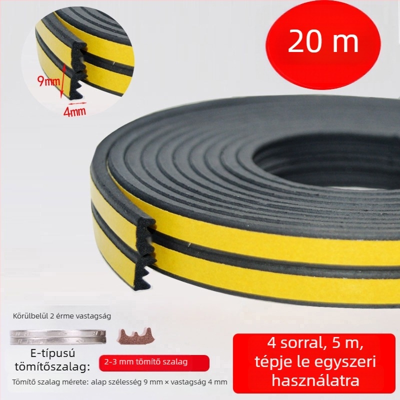 DEI modell Ablakszéli hézagtömítő szalag, Windows használathoz, Típus: Egyéb, Feldolgozási mód: Egyéb