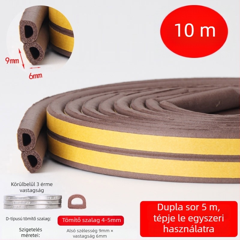 DEI modell Ablakszéli hézagtömítő szalag, Windows használathoz, Típus: Egyéb, Feldolgozási mód: Egyéb