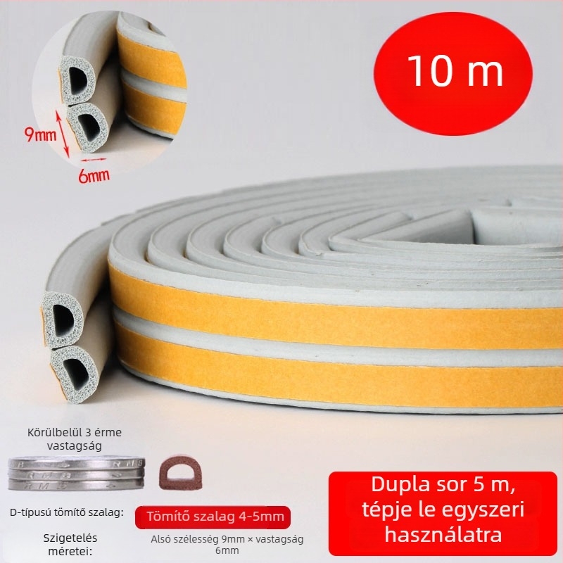 DEI modell Ablakszéli hézagtömítő szalag, Windows használathoz, Típus: Egyéb, Feldolgozási mód: Egyéb