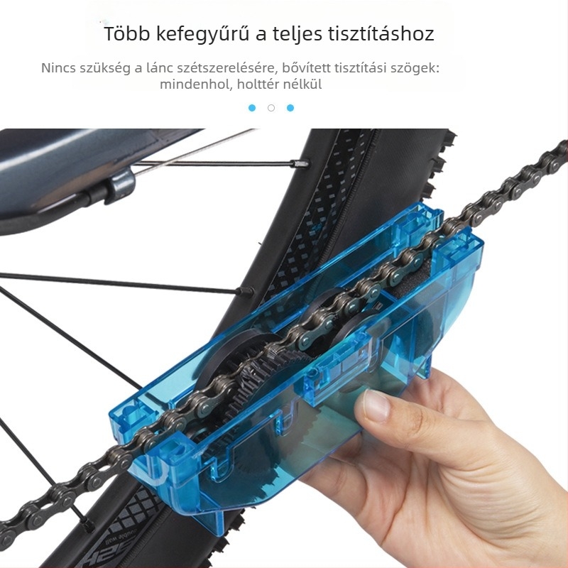 Kerékpárlánc-tisztító eszköz doboz hegyikerékpárokhoz és országúti kerékpárokhoz