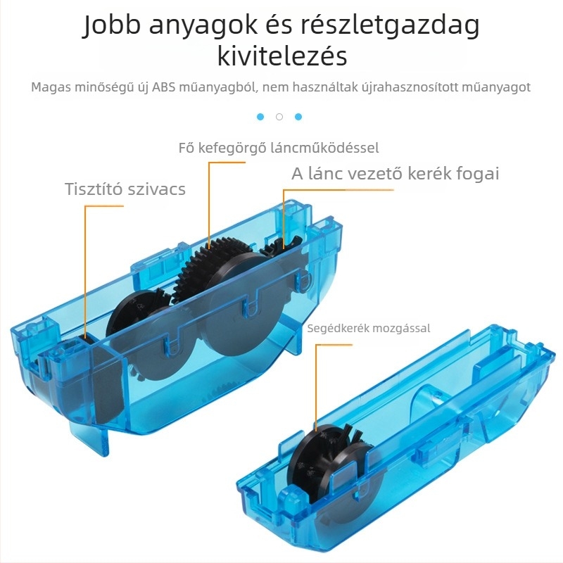 Kerékpárlánc-tisztító eszköz doboz hegyikerékpárokhoz és országúti kerékpárokhoz