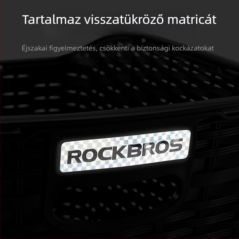 ROCKBROS MTB hátsó kosár – műanyag, univerzális mindkét nem számára, nem importált, támogatja a magánmárkákat