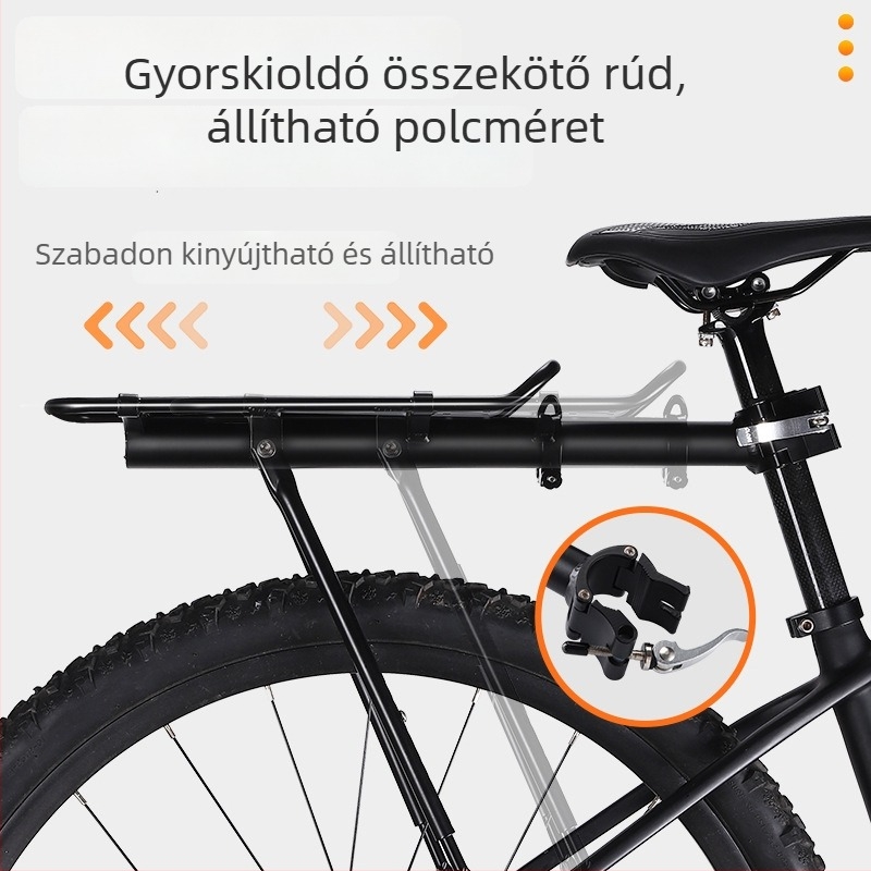 West Rider hátsó kerékpárkosár hegyi kerékpárhoz – alumíniumötvözet