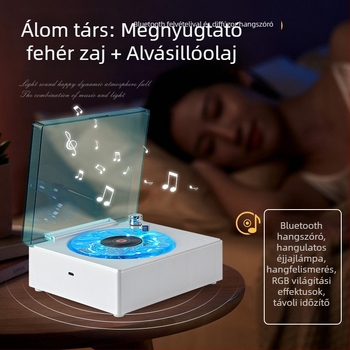 Bluetooth mini hangszóró csillagos égbolt vetítővel és beépített akkumulátorral (Bluetooth 5.0, 5W, 2000–4000mAh, 100Hz–20kHz, SNR ≥70dB)