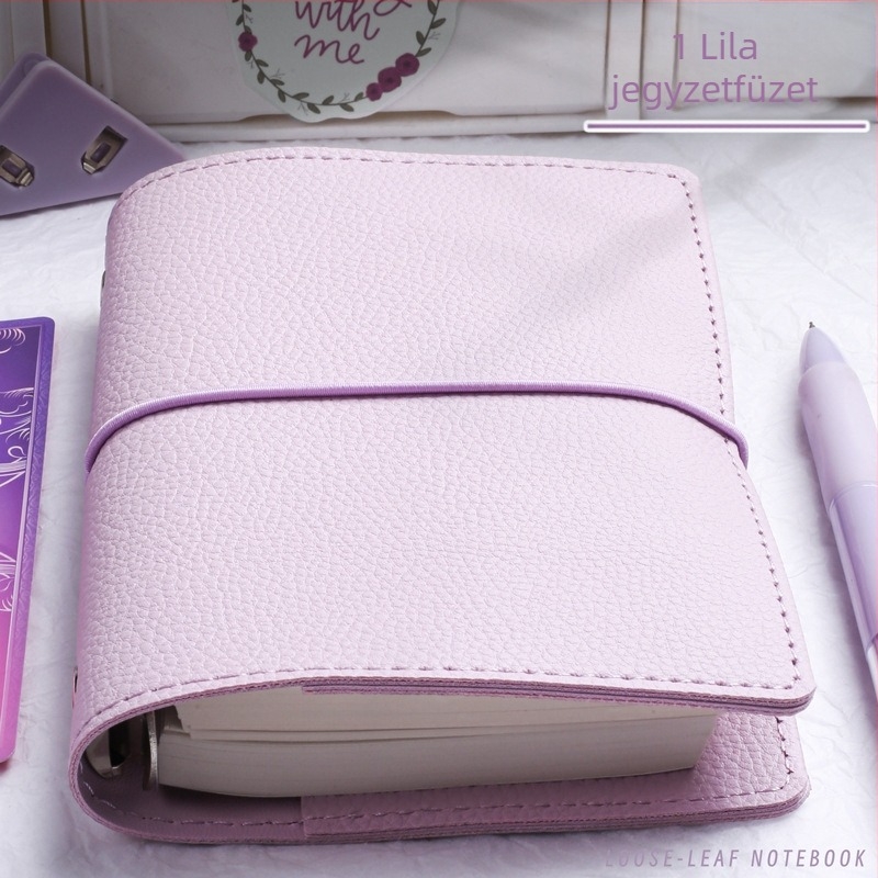 Cute little year notesz Lychee mintázatú PU bőrborítással, kötés Binder, dupla offset papír