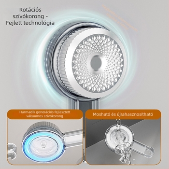 Falihoz szerelhető konyhai tároló hagymához, gyömbérhez és fokhagymához - többfunkciós, műanyag, téglalap alakú dizájn