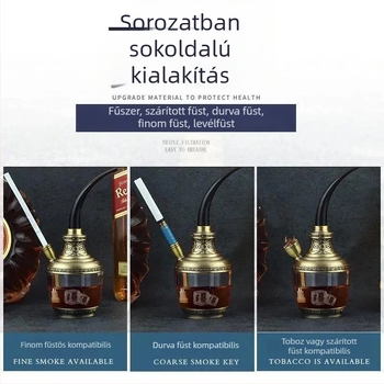 Akrilcső levehető és mosó dizájnnal, hordozható, három üzemmódú szűrőszáj