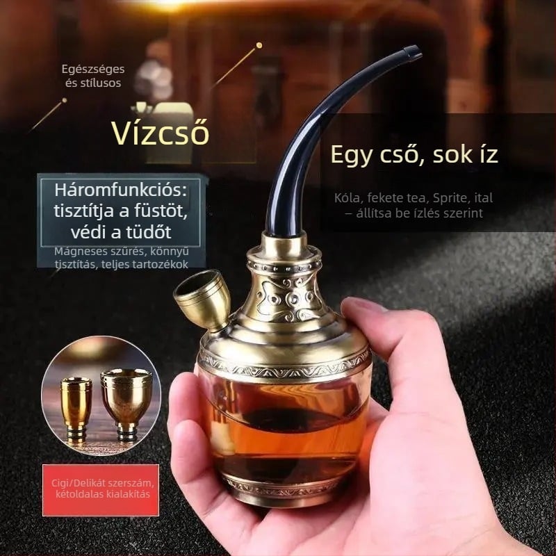 Akrilcső levehető és mosó dizájnnal, hordozható, három üzemmódú szűrőszáj