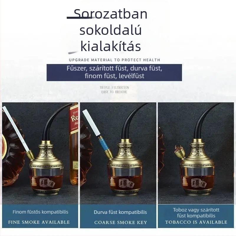 Akrilcső levehető és mosó dizájnnal, hordozható, három üzemmódú szűrőszáj