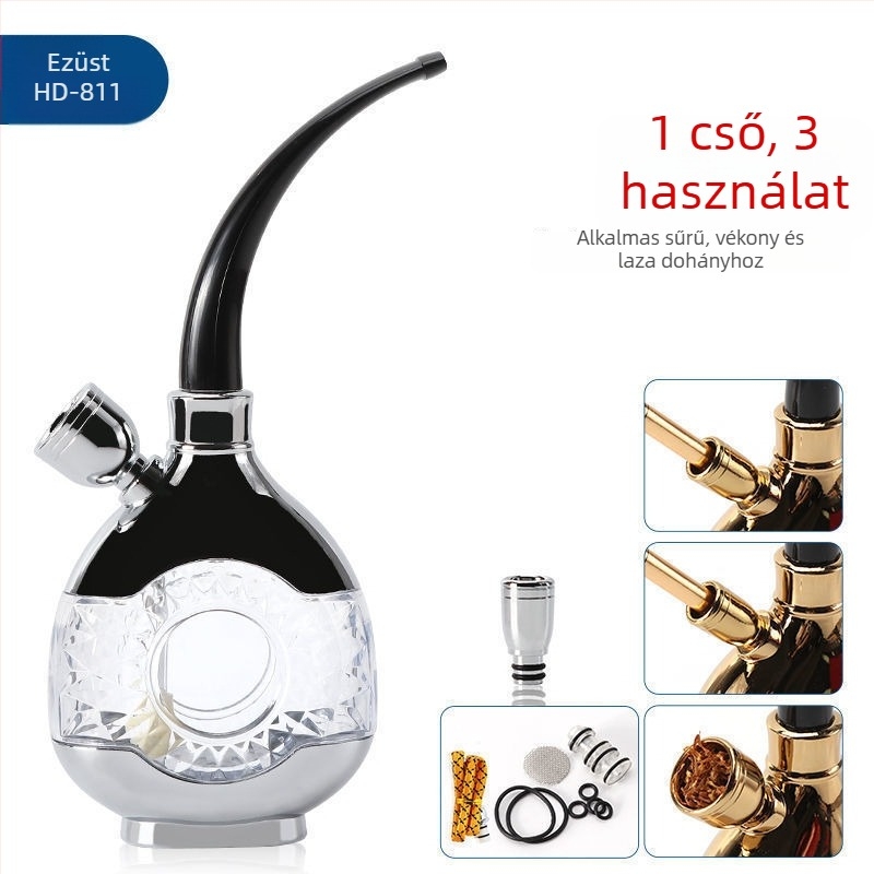 Akrilcső levehető és mosó dizájnnal, hordozható, három üzemmódú szűrőszáj