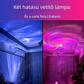 Csillagos ég projektor lámpa – USB tápegység, Bluetooth, távirányító, sztereó, asztali telepítés