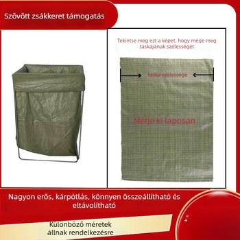 Express csomagolóállvány zsákok betöltésére és válogatására — szövött zsákok tartókerete; zsák tartó — Márka: Egyéb; Anyag: Egyéb