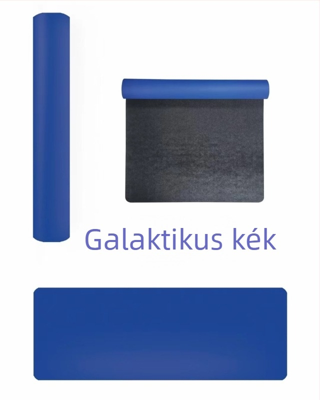 PU és természetes gumi jóga matrac, matt csúszásmentes felület, professzionális stabil támogatás, kopás- és piszokálló, méret 183x68 cm, vastagság 4/5 mm