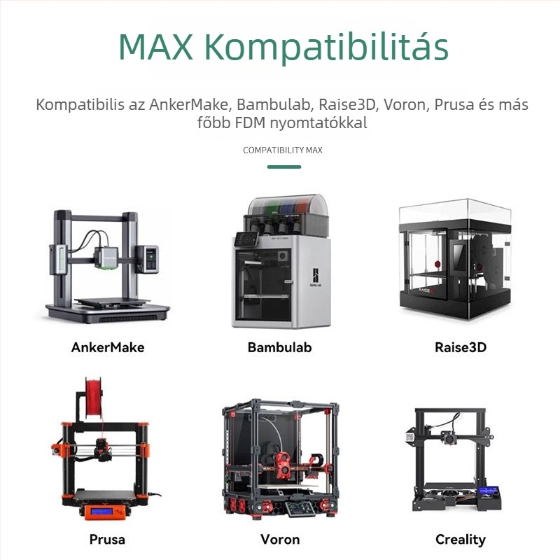 Fénylő PLA filament, kör keresztmetszet, 330 m hosszú, 3D nyomtatáshoz