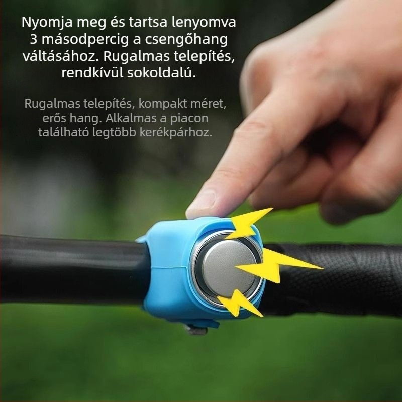 Szilikon kerékpár kürt, Seven minus márka, modell Bicycle horn, 120 db